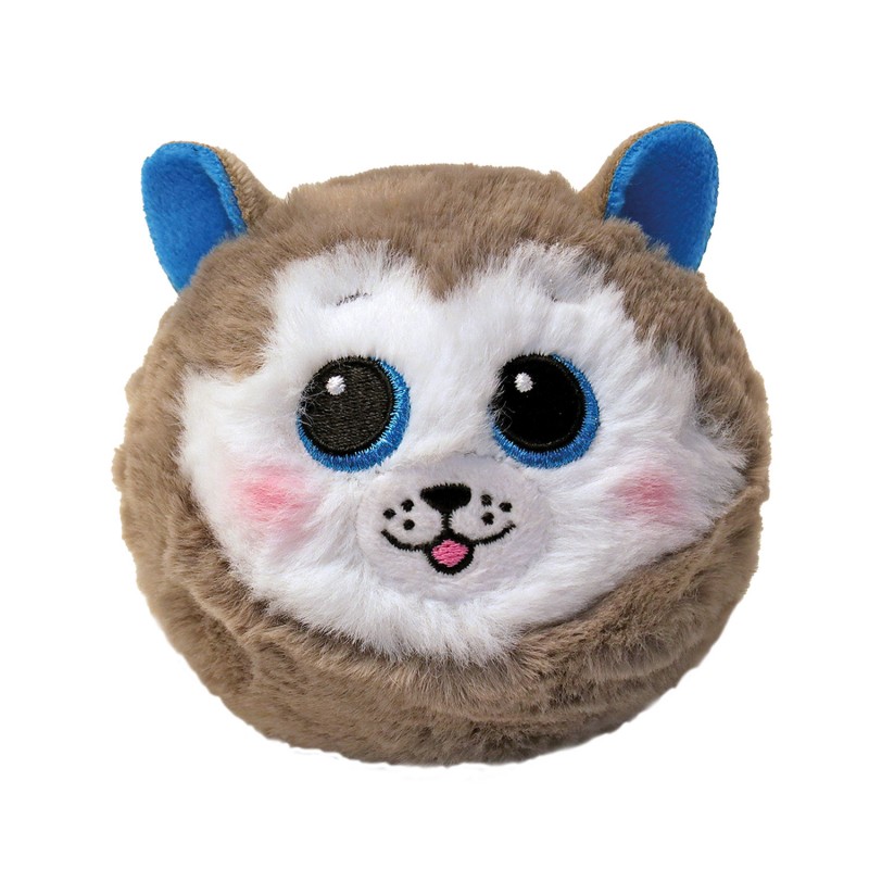 TY Beanie Bouncers Slush Χνουδωτό Μπαλάκι που Αναπηδάει Σκυλάκι Χάσκι Γκρι As Company