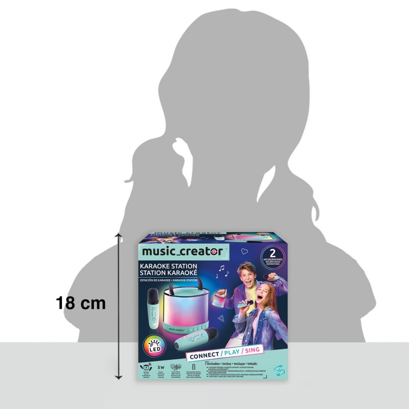 Music Creator Mini Φορητό Σετ Karaoke Station Για 14+ Χρονών As Company