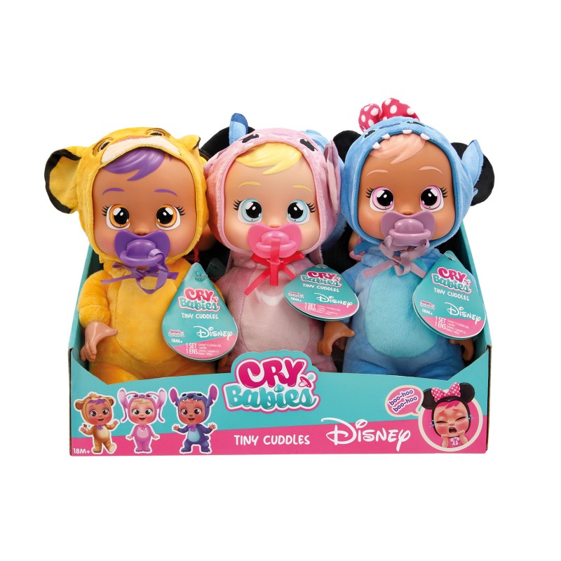 Cry Babies Tiny Cuddles Disney Διαδραστική Κούκλα Κλαίει Με Αληθινά Δάκρυα As Company