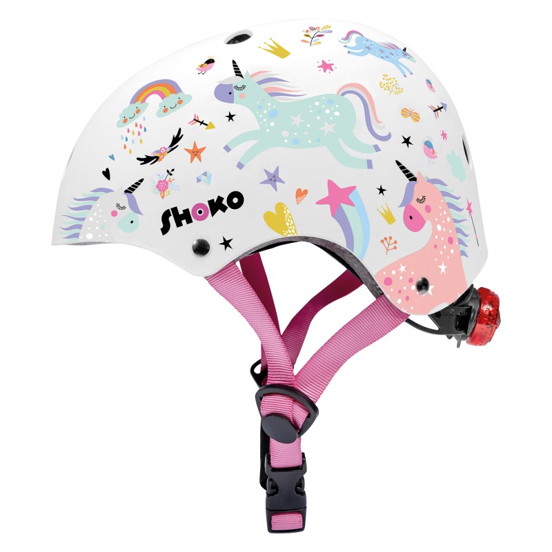 Shoko Παιδικό Κράνος Με Φως Unicorn Sparkle AS Company