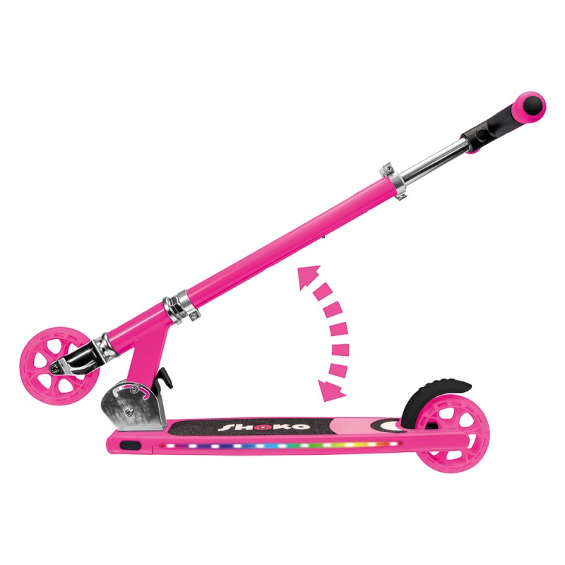 Shoko Παιδικό Πατίνι Flex Pro Με 2 Ρόδες Σε Φούξια Χρώμα Για 5+ Χρονών As Company