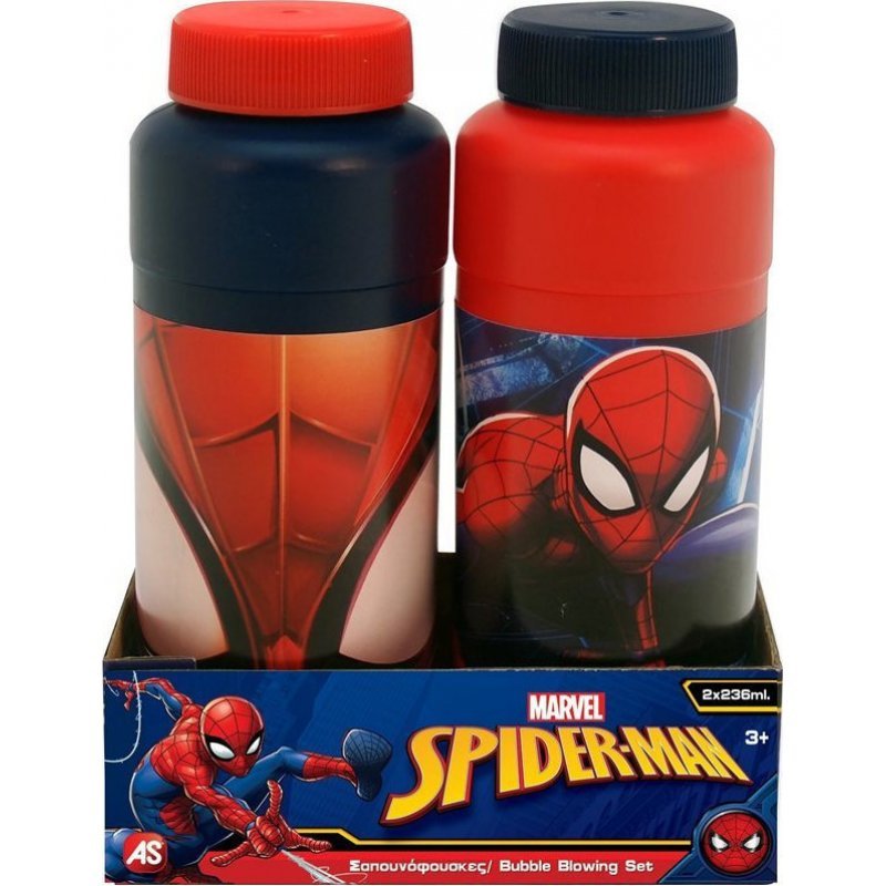 Σαπουνόφουσκες Spiderman  δυο μπουκάλια 236ml