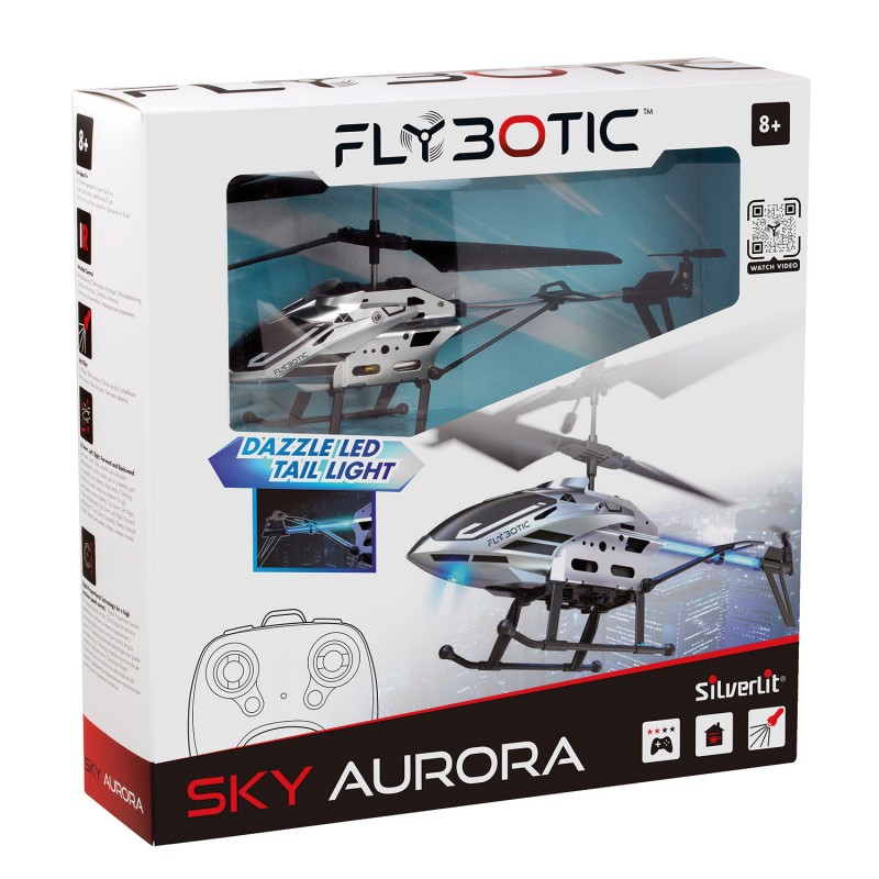 Silverlit Flybotic Sky Aurora Τηλεκατευθυνόμενο Ελικόπτερο Για 8+ Χρονών As Company