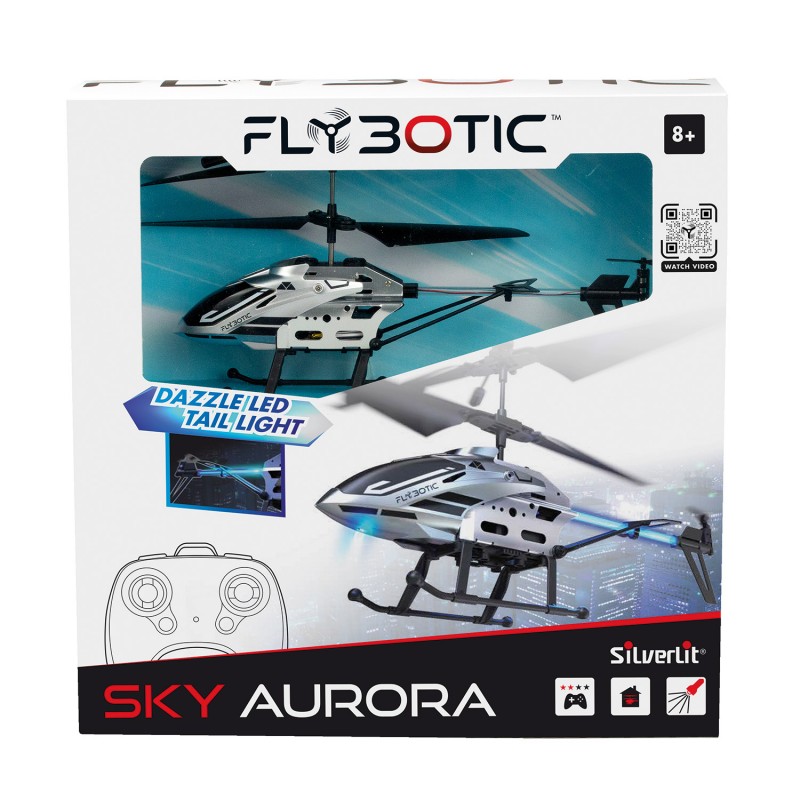 Silverlit Flybotic Sky Aurora Τηλεκατευθυνόμενο Ελικόπτερο Για 8+ Χρονών As Company