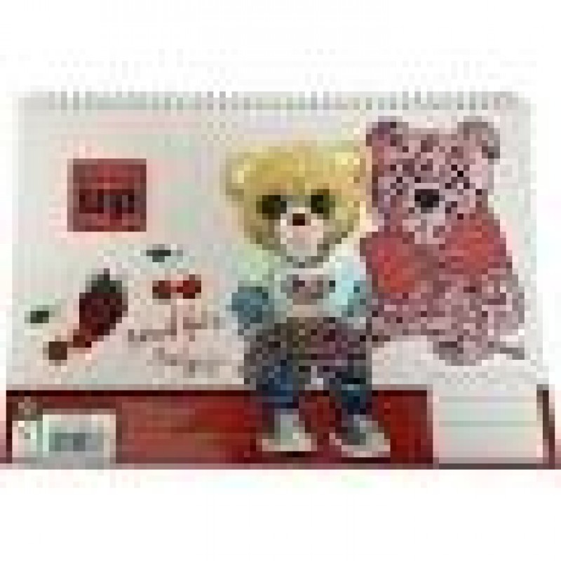 Μπλοκ Ζωγραφικής A4 30 Φύλλων Back Me UP Fashion Bear 