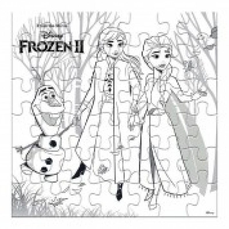 Παζλ Χρωματισμού 2 Όψεων Frozen 2 Luna 42Τεμ