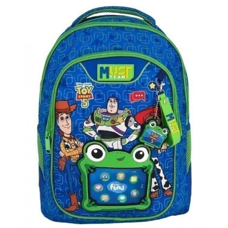 Σχολική Τσάντα Πλάτης Δημοτικού Toy Story Μπλε Must 