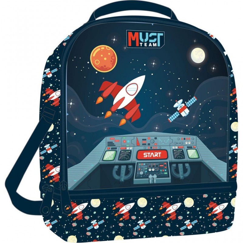 Τσαντάκι Φαγητού Ισοθερμικό Rocket Fun 22x16x28Εκ Must Team 