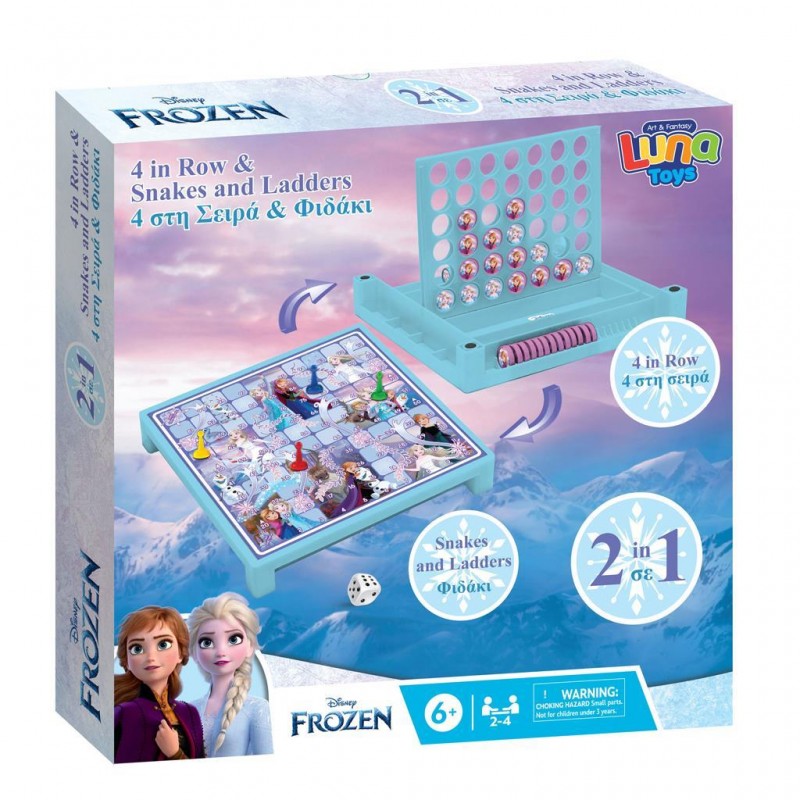 Επιτραπέζιο Παιχνίδι 4 Στην Σειρά Φιδάκι Frozen 29x29x6Εκ
