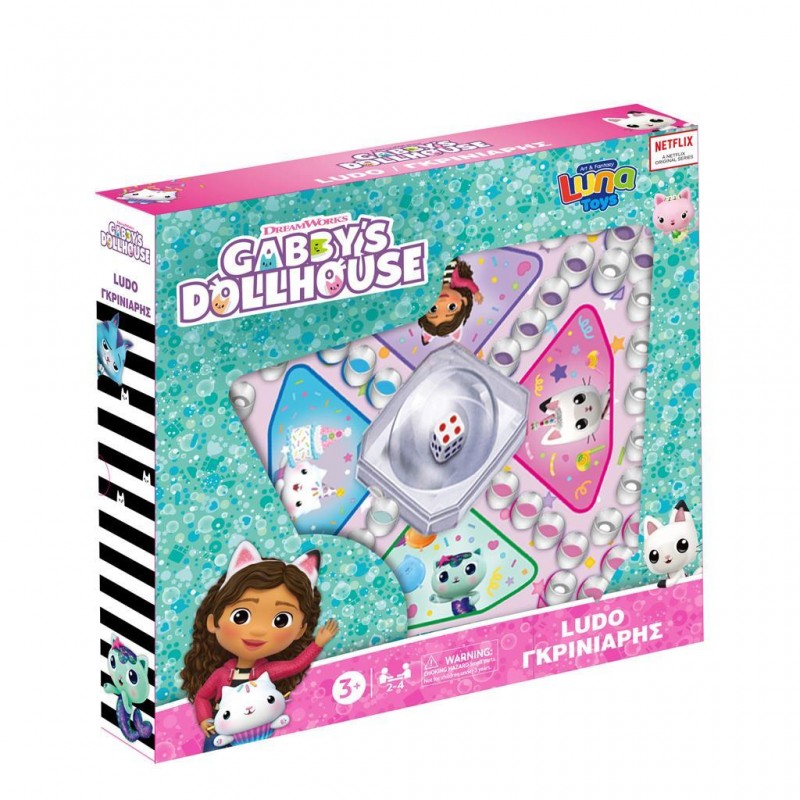 Επιτραπέζιο Παιχνίδι Pop Up Γκρινιάρης Gabbys Dollhouse 27x5x27Εκ