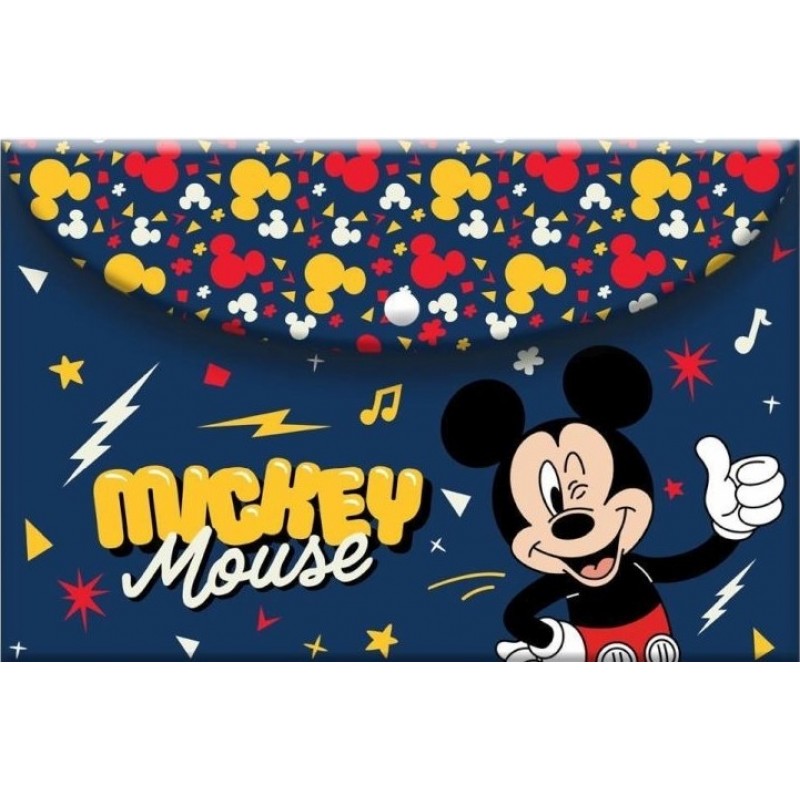Φάκελος Κουμπί Mickey Mouse Α4 Disney