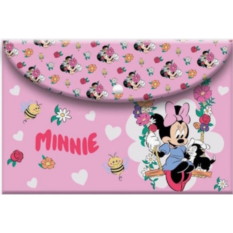 Φάκελος Κουμπί Minnie Mouse Α4 Disney 