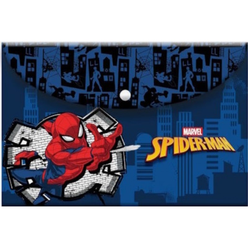 Φάκελος Κουμπί Spiderman Α4 Must  