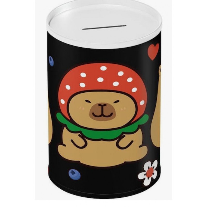 Κουμπαράς Μεταλλικός Capybara 10x15Εκ Diakakis