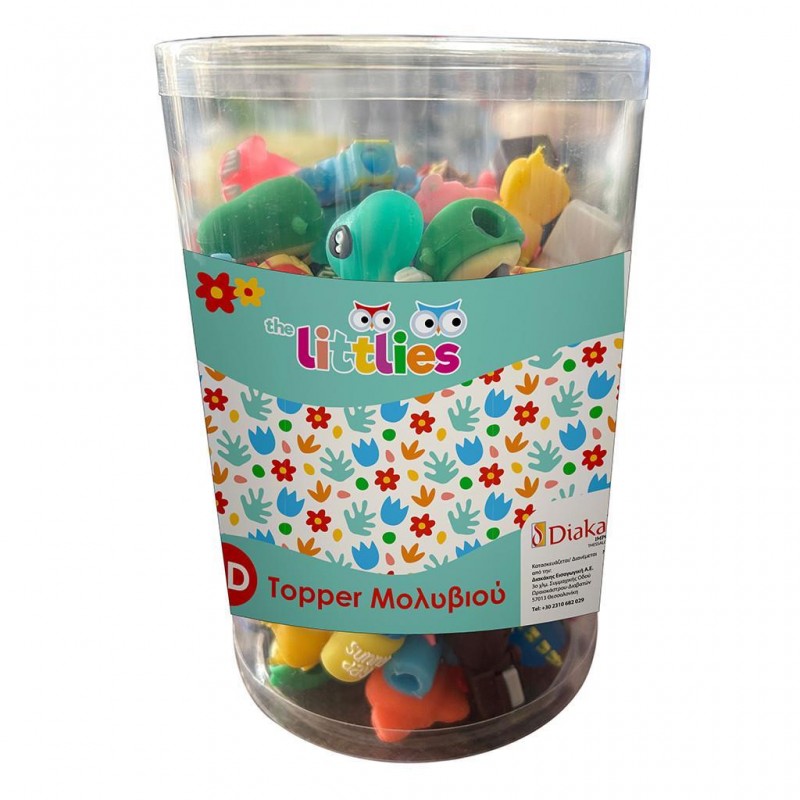 Topper Μολυβιού 3D The Littlies Diakakis