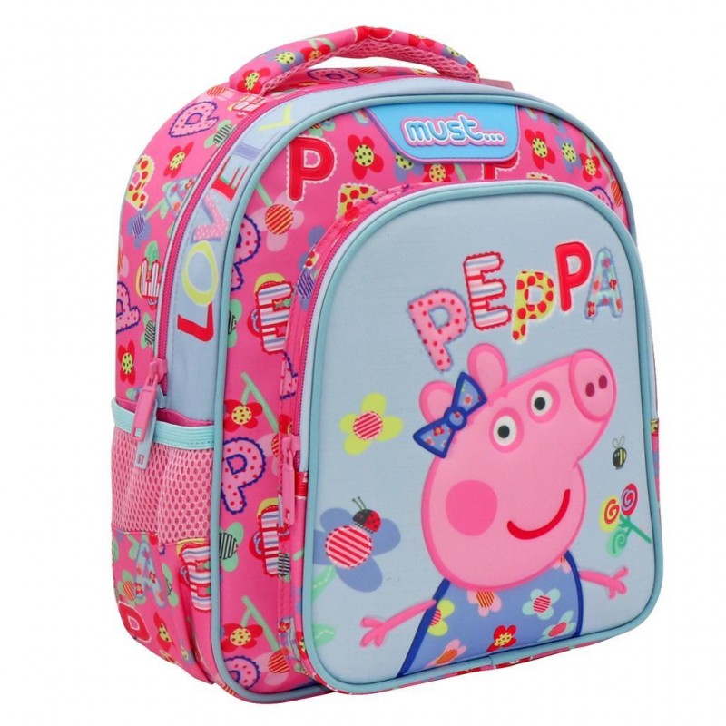 Τσάντα Πλάτης Νηπίου 27x10x31Eκ 2Θήκες Peppa Pig Lovely