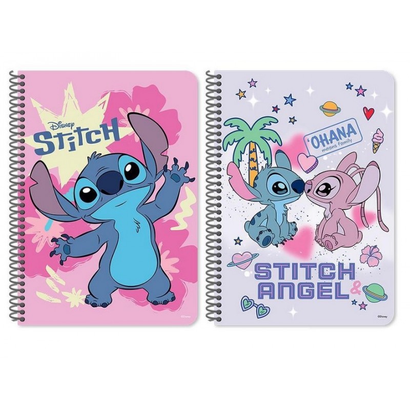 Τετράδιο Σπιράλ Lilo & Stitch 2 Θεμάτων 17x25 2 Σχέδια Diakakis