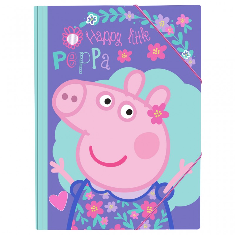 Φάκελος Λάστιχο Peppa Pig 25x35 εκ.
