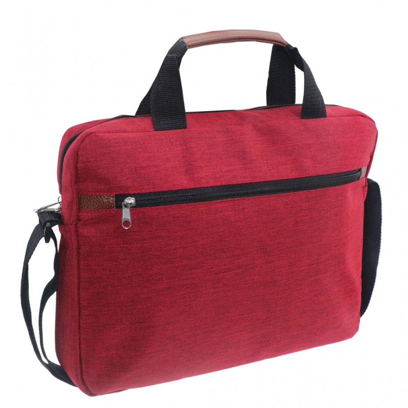 Τσάντα Laptop Κόκκινη Με 2 Θήκες Mood 