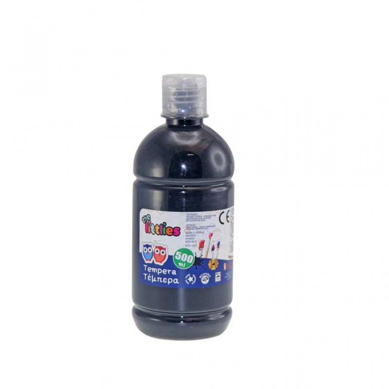 Τέμπερα 500ml The littlies Μαύρο