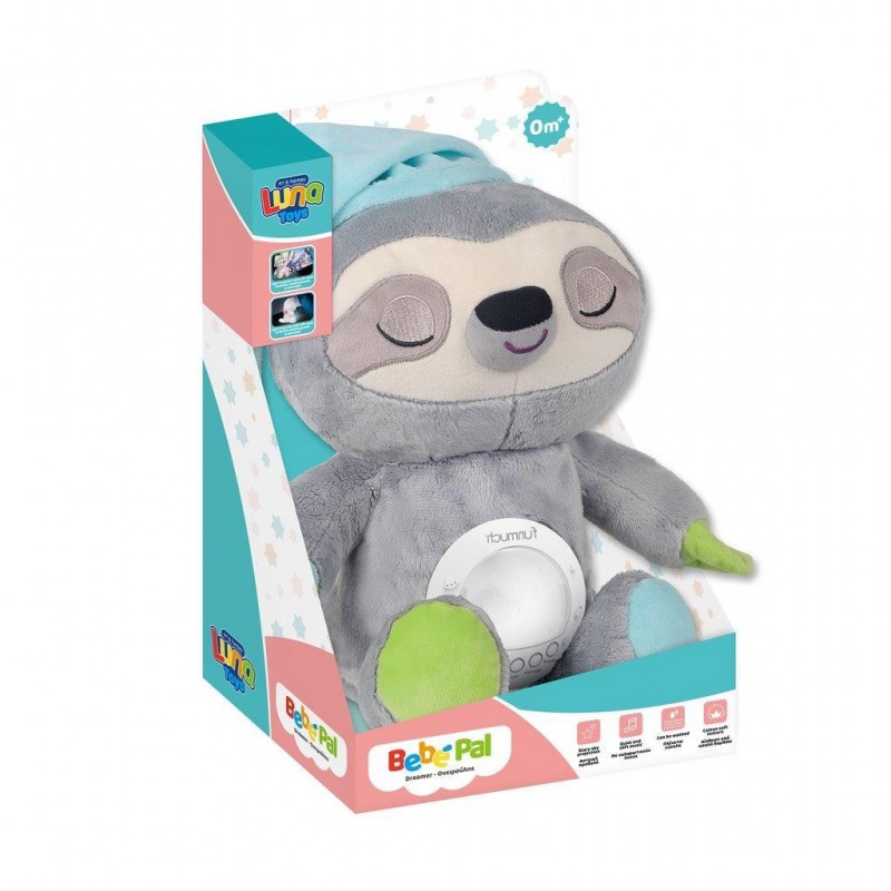 Λούτρινος Βραδύποδας Με Προβολέα Και Ήχο 24x16x27Εκ Luna Diakakis