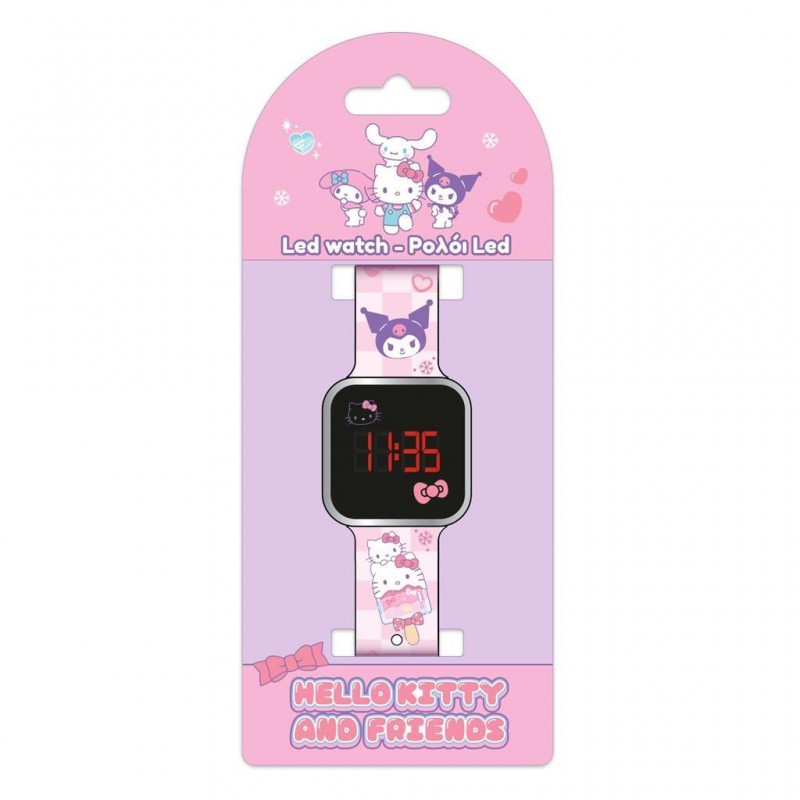 Παιδικό Ψηφιακό Ρολόι Led Hello Kitty And Friends Diakakis