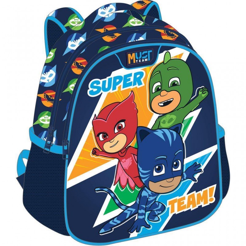 Σχολική Τσάντα Πλάτης Νηπιαγωγείου Pj Masks Super Team Πολύχρωμη 8lt Diakakis