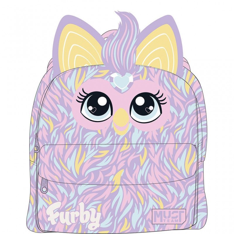 Σχολική Τσάντα Πλάτης Νηπιαγωγείου Furby 27x10x31Εκ Must Team 