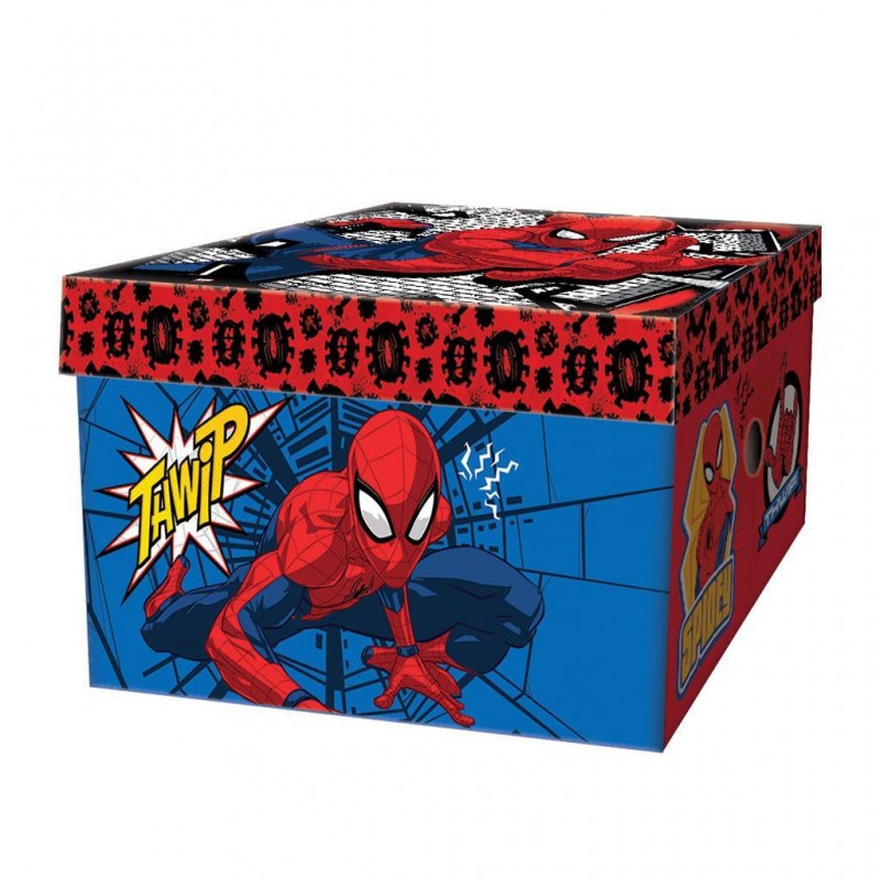 Κουτί Αποθήκευσης Από Χαρτόνι 33x24x18Εκ Spiderman