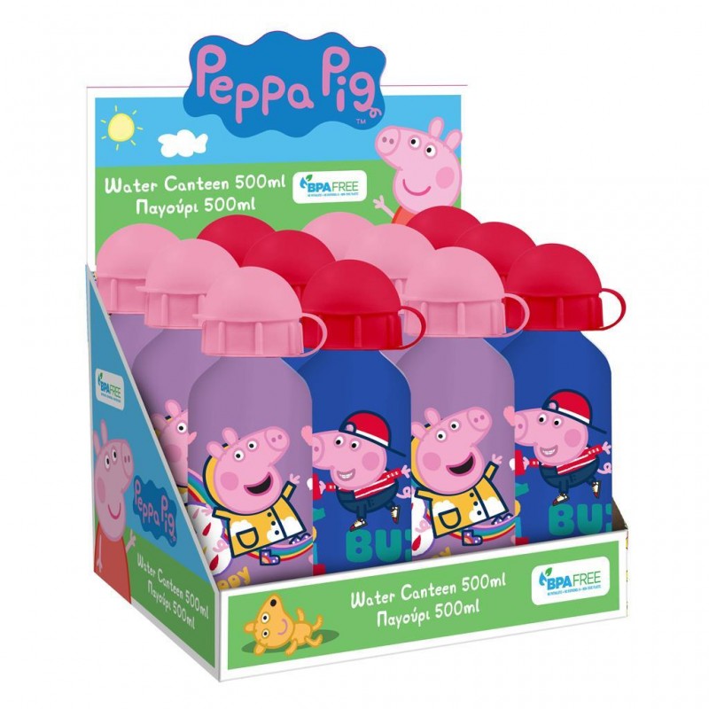 Παγούρι 500Ml Peppa Pig Αλουμινίου