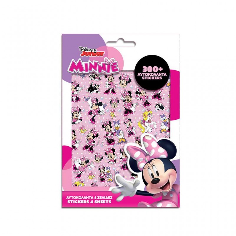 Αυτοκόλλητα 300Τεμ Μπλοκ 14,5x21,5Εκ Minnie