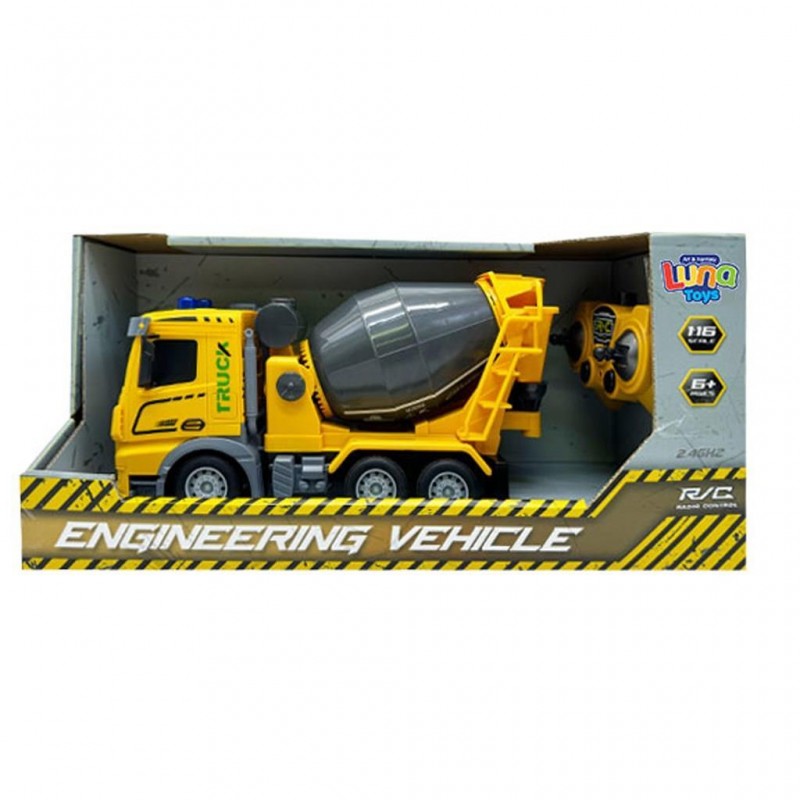 Μπετονιέρα Τηλεκατευθυνόμενη 1:16 2.4Ghz Με Ήχο & Φως 25.5x9.5x14.5Εκ Luna Diakakis