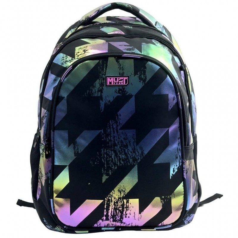 Σχολική Τσάντα Πλάτης Hologram Χρώματα 32x18x43Εκ Must Team