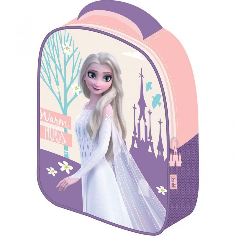 Σχολική Τσάντα Πλάτης Νηπιαγωγείου 3D Frozen 2 Λιλά 8lt Must Team 