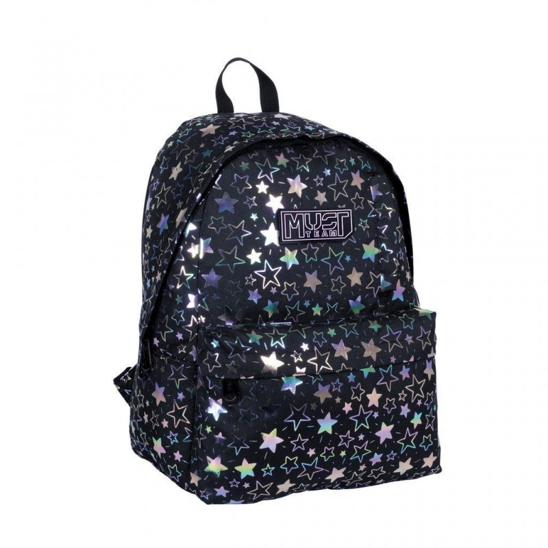 Σχολική Τσάντα Πλάτης Hologram Stars 32x17x42Εκ Must Team