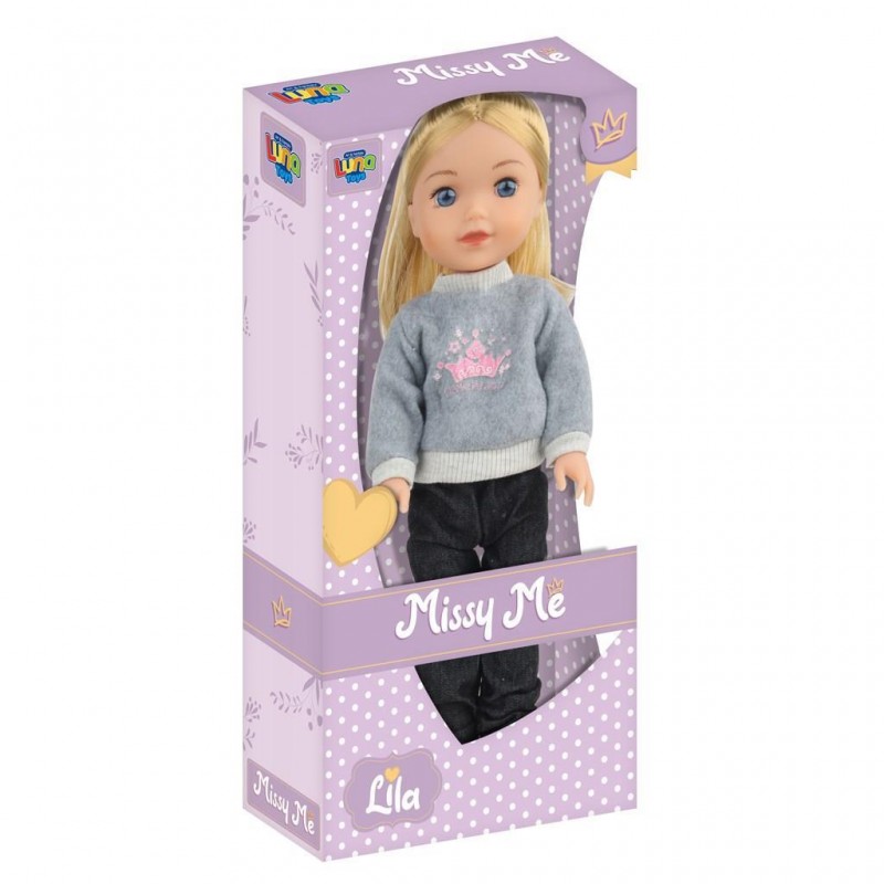 Κούκλα 35Εκ Με Ήχο Lila Luna Diakakis