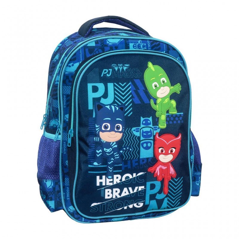 Τσάντα Πλάτης Δημοτικού Pj Masks Hero 32x18x43εκ 