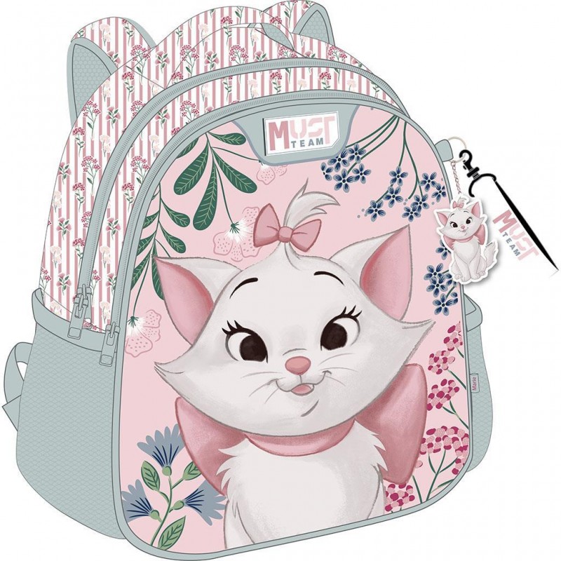 Σχολική Τσάντα Πλάτης Νηπιαγωγείου Disney Marie Cat Ροζ Must 
