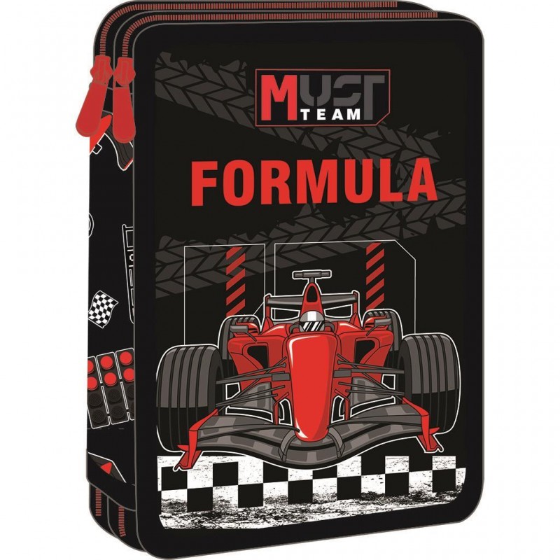 Κασετίνα Διπλή Γεμάτη Formula 15x5x21Εκ Team Must