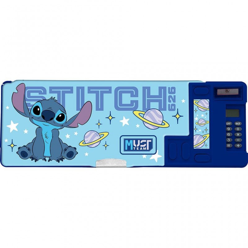 Κασετίνα Με Μαγνητικό Κούμπωμα Stitch Blue 26x9x3.2Εκ Must