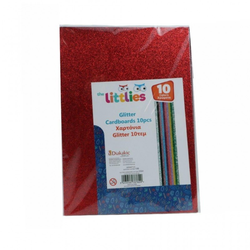 Χαρτί Χειροτεχνίας Glitter Α4 10Φ The Littlies