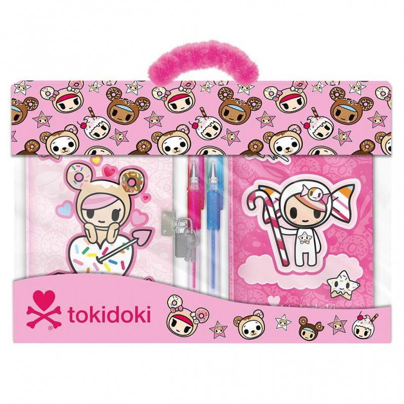 Ημερολόγιο Με Κλειδαριά Σημειωματάριο Και 2 Στύλο Gel Tokidoki Diakakis