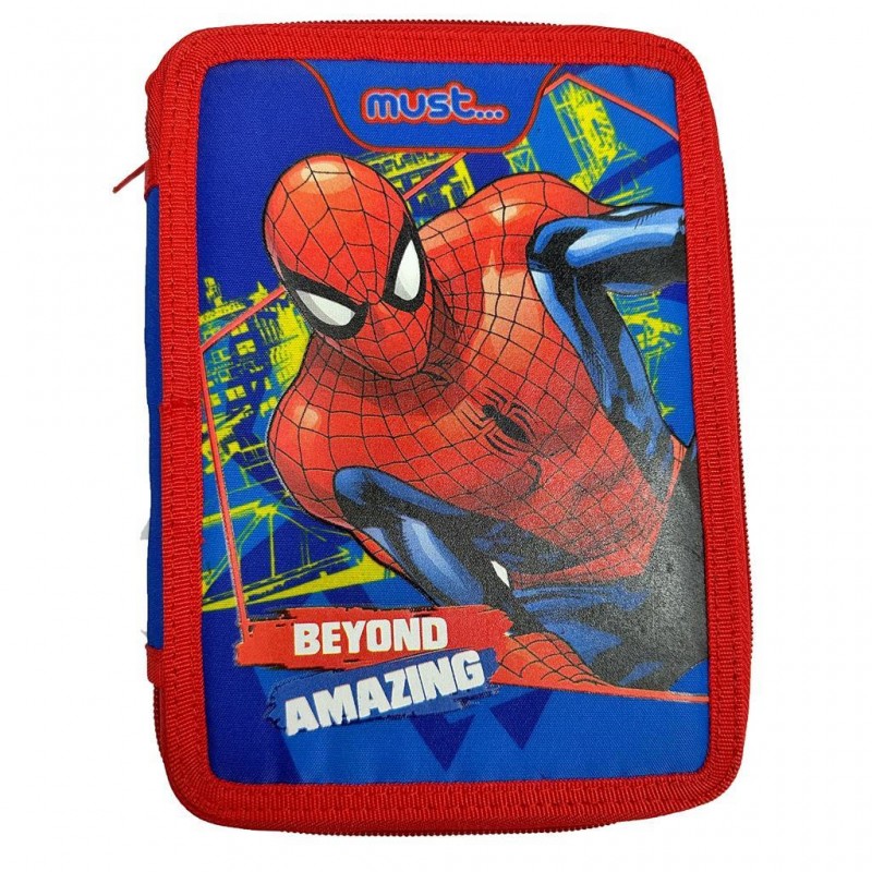 Κασετίνα Διπλή Γεμάτη 15x5x21Εκ Spiderman Beyond Amazing