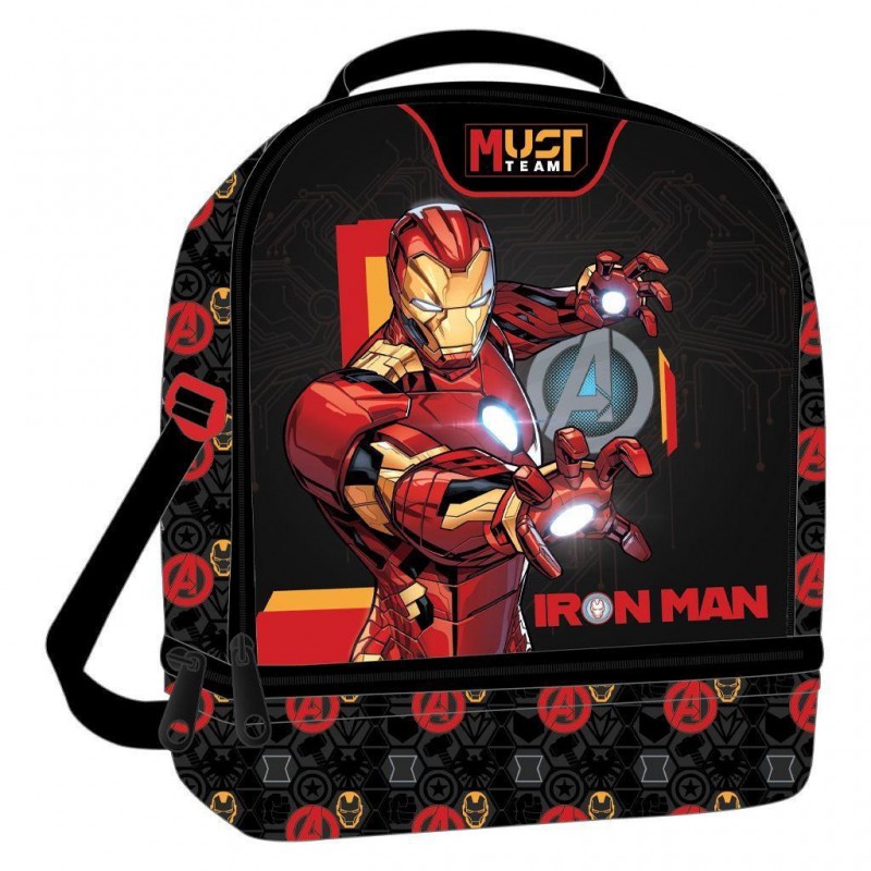 Τσαντάκι Φαγητού Ισοθερμικό Iron Man 22x16x28Εκ Must Team