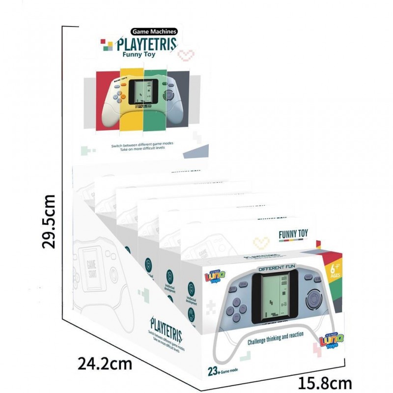 Ηλεκτρονικό Παιχνίδι Χειρός Με 23 Παιχνίδια 15.5x12.9Εκ Luna