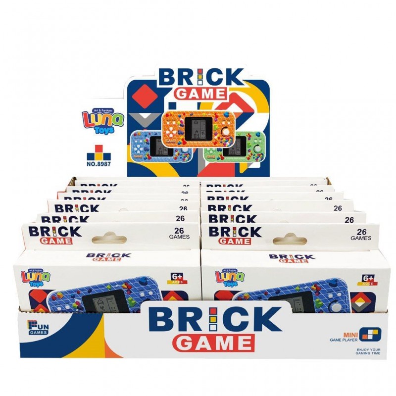 Ηλεκτρονικό Παιχνίδι Χειρός Tetris 14x2.2x7Εκ 3Σχ Luna