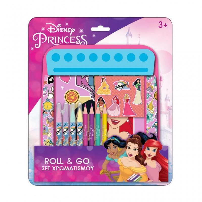 Σετ Χρωματισμού Roll&Amp Go Princess