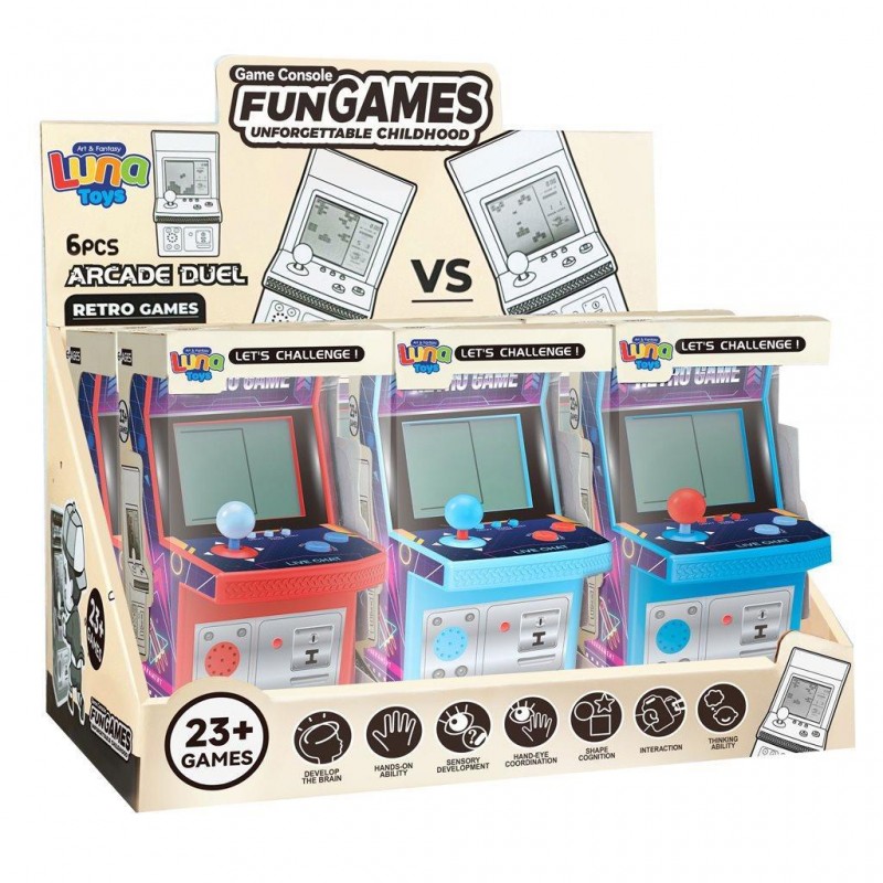 Ηλεκτρονικό Παιχνίδι Χειρός  9x8x16Εκ 3 Σχ. Luna
