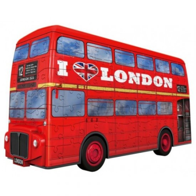 Παζλ 3D London Bus Ravensburger 216 Τεμ (12534)