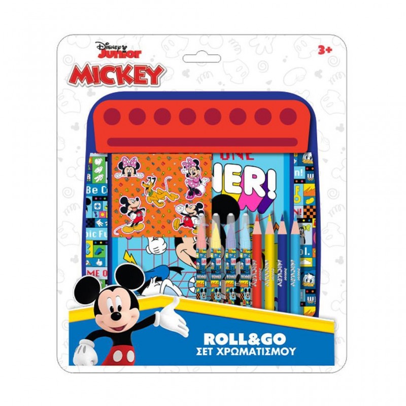 Σετ Χρωματισμού Roll&Amp Go Mickey-Minnie